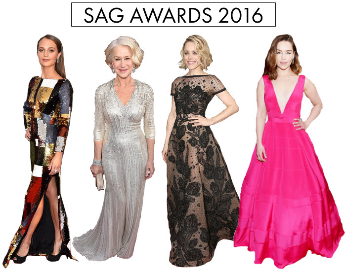 Best Dressed @ the SAG Awards via {what you fancy}